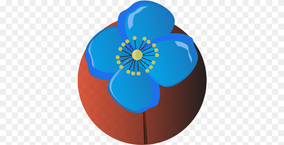 Himalayan Poppy Icon By Tiffany C Foster Malvales, Anemone, Anther, Flower, Plant Free Png