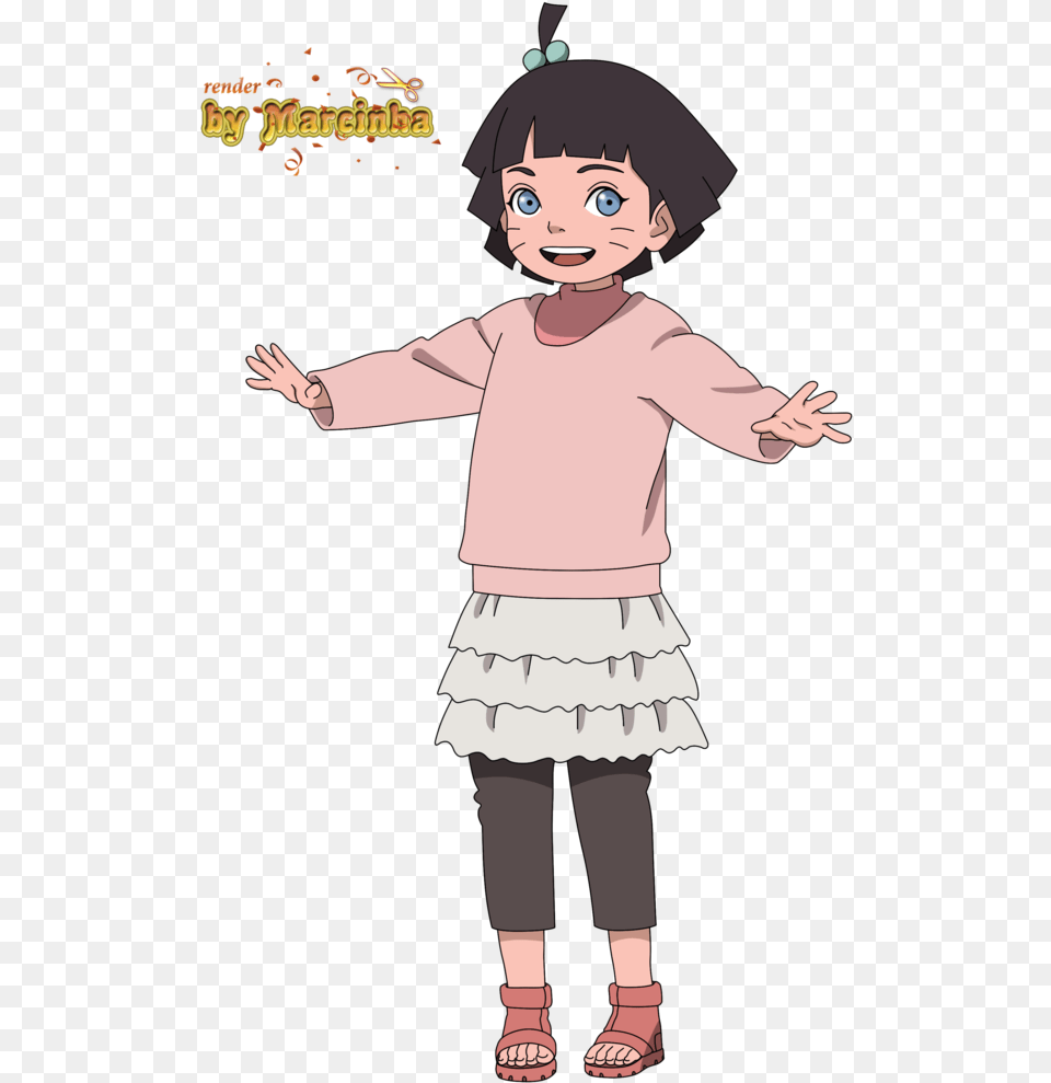 Himawari Uzumaki, Book, Child, Publication, Comics Png