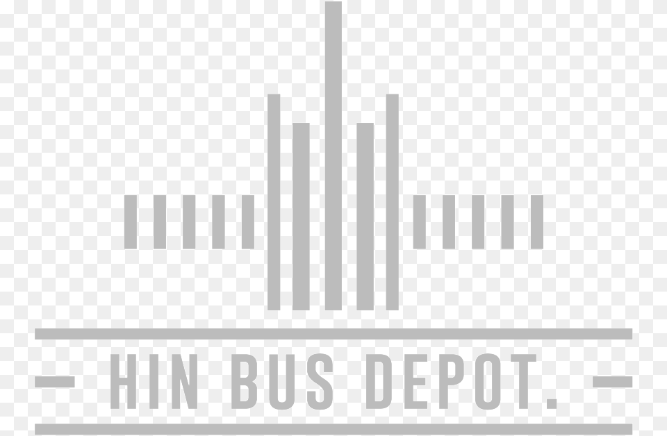 Hin Bus Depot Portrait Logo 50 Grey, Scoreboard, Text, Architecture, Building Png Image