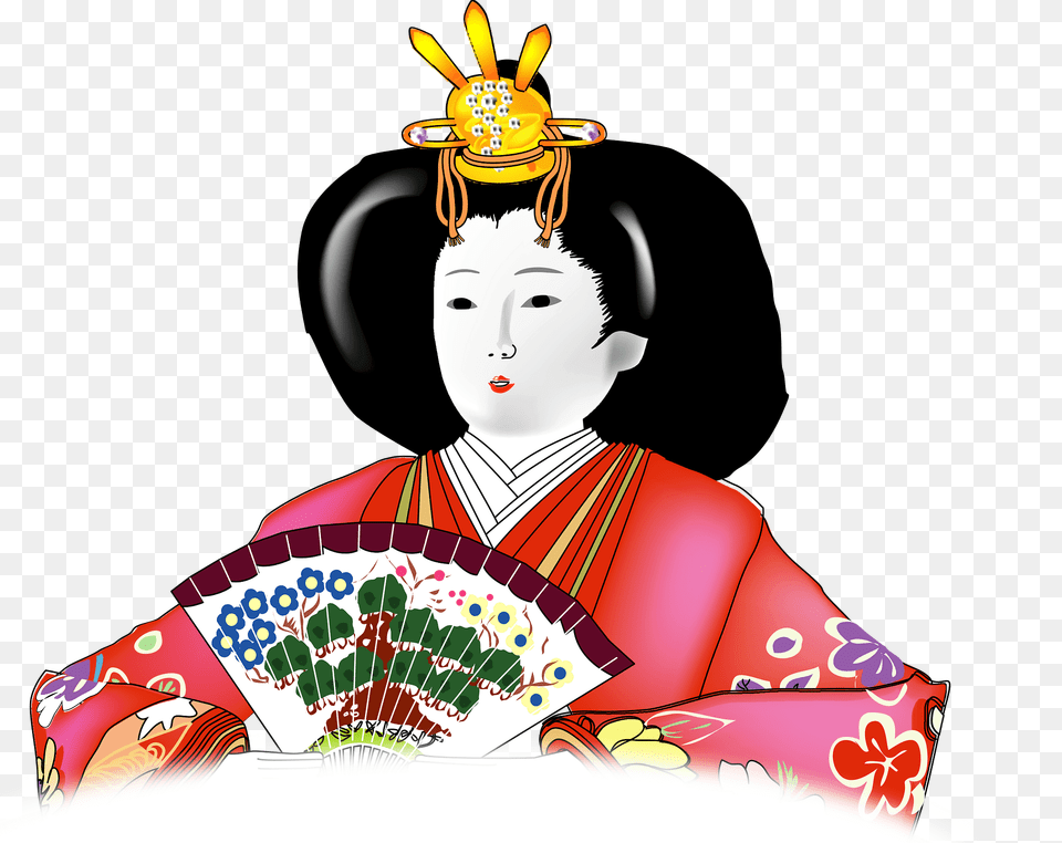 Hina Doll Hinamatsuri Clipart, Adult, Person, Female, Dress Free Transparent Png