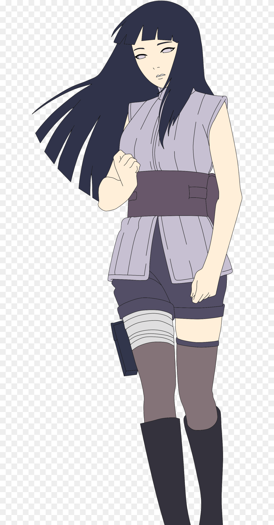 Hinata Drawing Anime Hinata Hyuga, Publication, Book, Comics, Adult Free Png Download