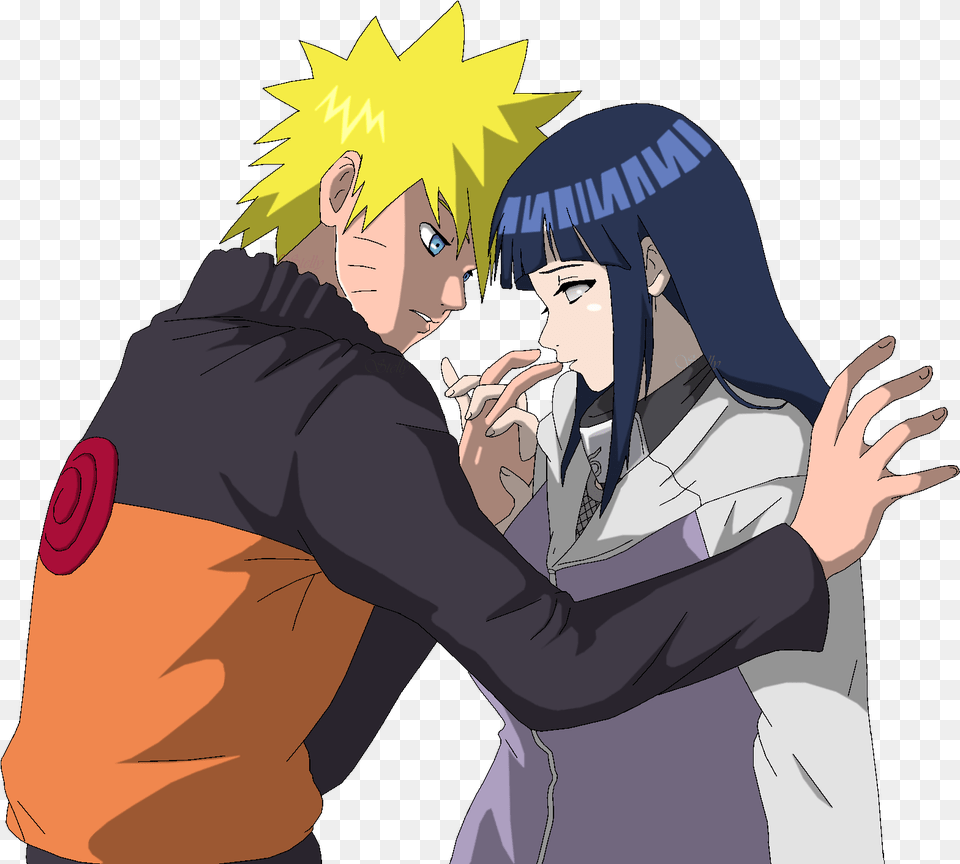 Hinata Hyuga Dan Naruto Hinata Hyuga X Naruto, Publication, Book, Comics, Person Free Png Download