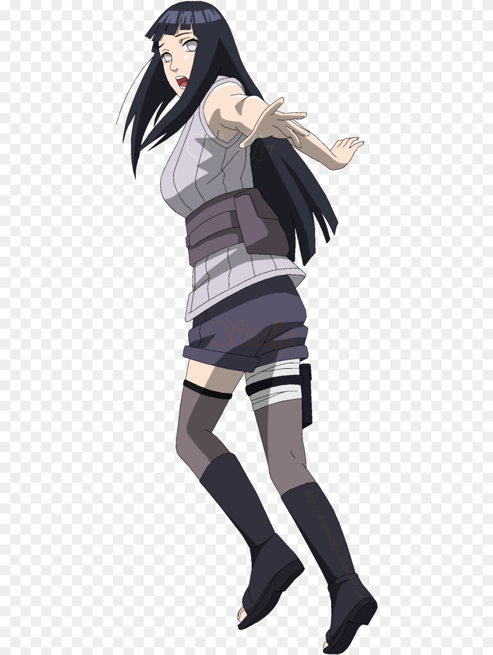 Hinata Hyuga Full Body, Publication, Book, Comics, Adult Free Png