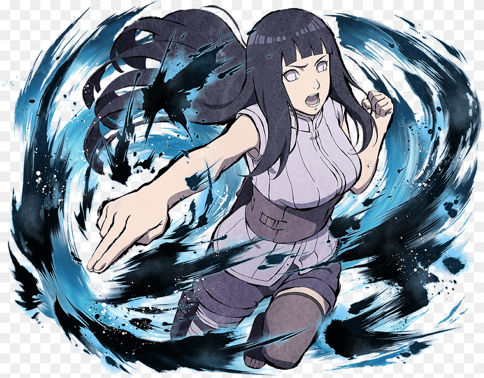 Hinata Hyuga Hinata The Last Naruto Blazing, Book, Comics, Publication, Person Png