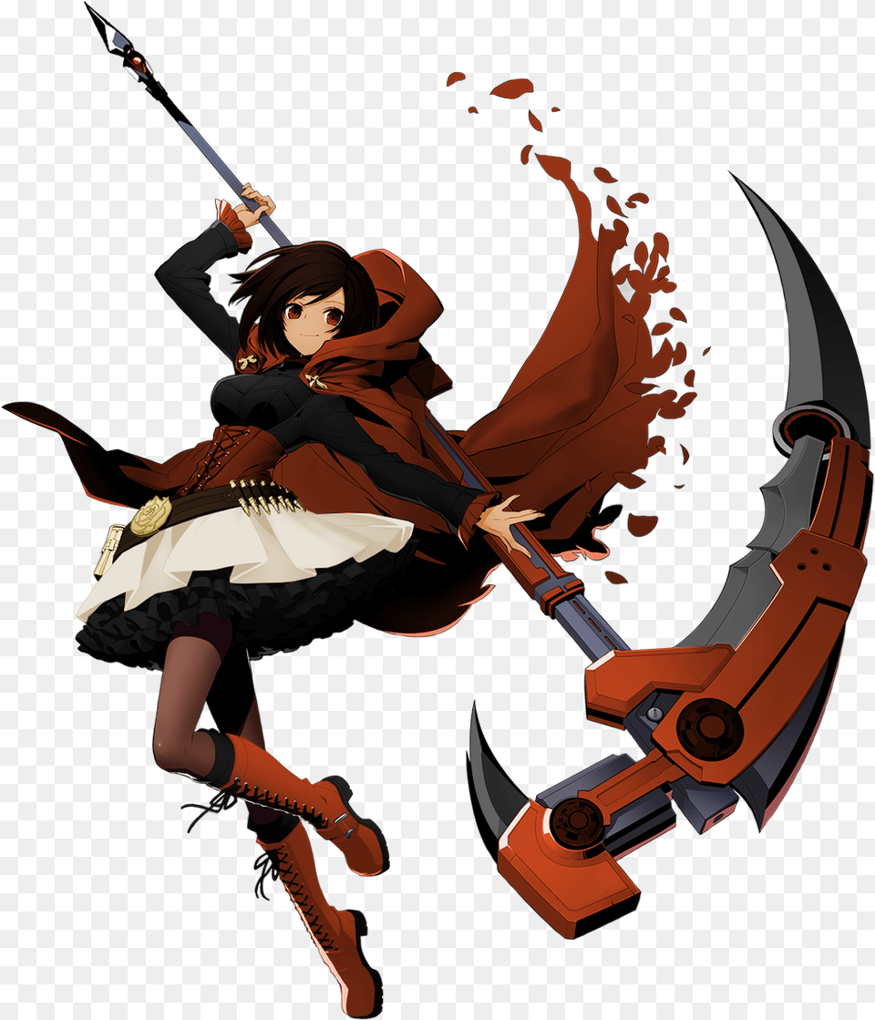 Hinata Rwby Render, Book, Comics, Weapon, Sword Free Png Download