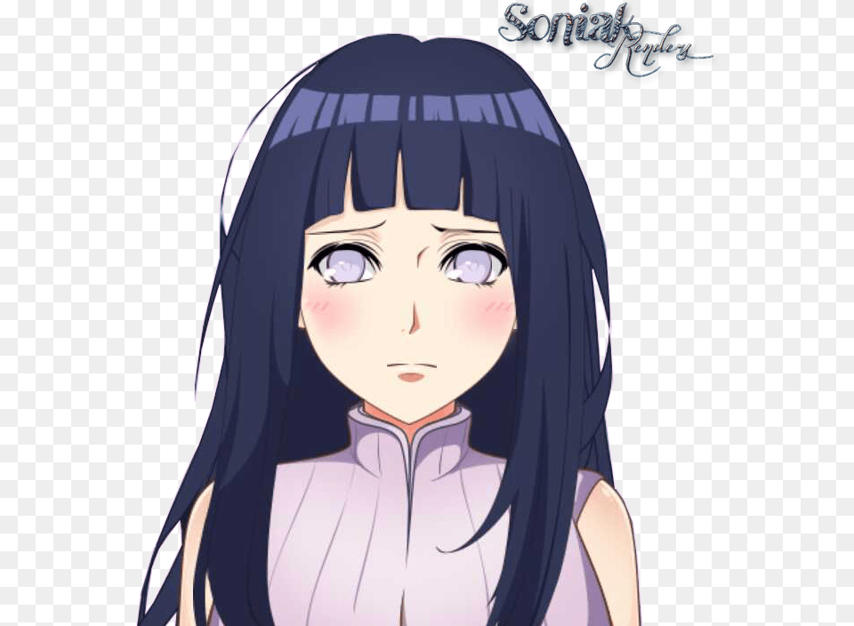 Hinata Sad Look By Sk By Soniakr Jpg Hinata The Last Sad, Book, Comics, Person, Publication Free Png Download