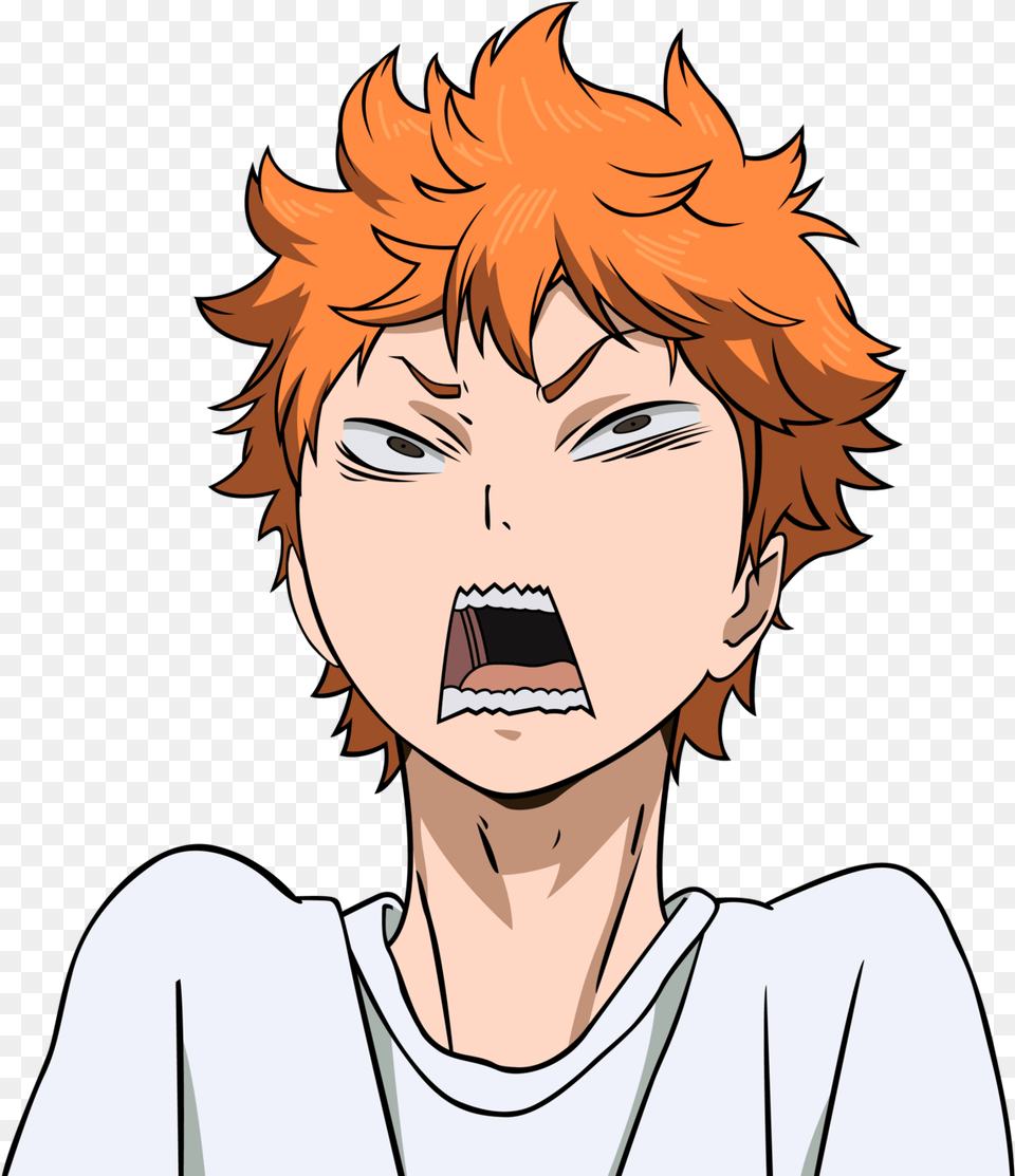 Hinata Shouyou Funny Face, Adult, Person, Female, Woman Free Transparent Png