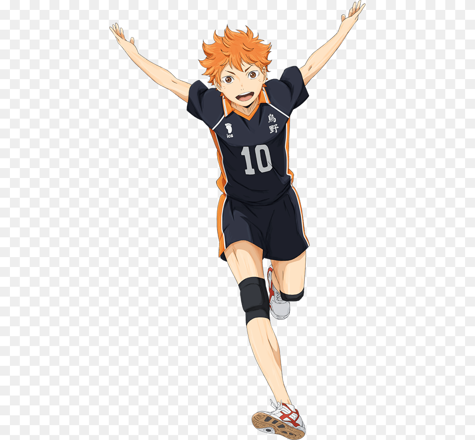 Hinata Transparent Haikyuu Hinata Shouyou Full Body, Book, Comics, Publication, Person Free Png