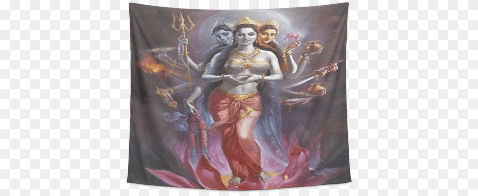 Hindu Divine Feminine Goddess Trilogy Lakshmi Durga Goddess, Adult, Art, Bride, Female Free Transparent Png