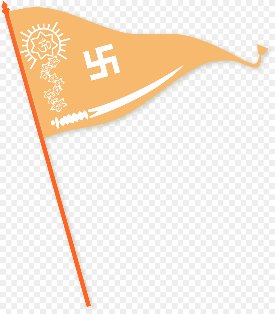 Hindu Flag Akhil Bhartiya Hindu Mahasabha, Smoke Pipe, Clothing, Hat Png