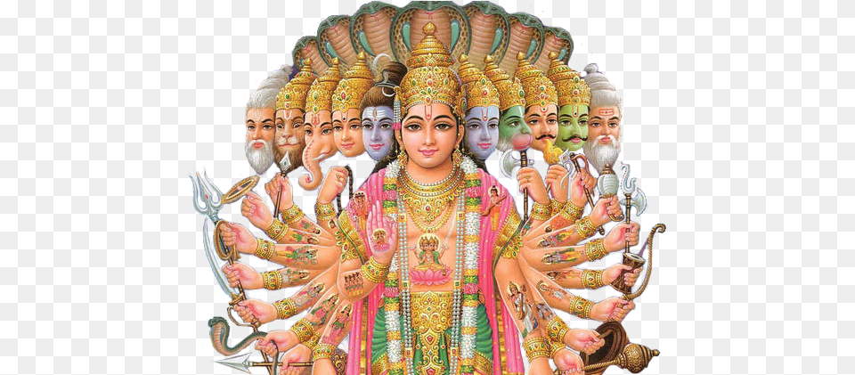 Hindu God And Goddess Full Hd Lord Vishnu Hd, Accessories, Wedding, Person, Woman Free Png Download