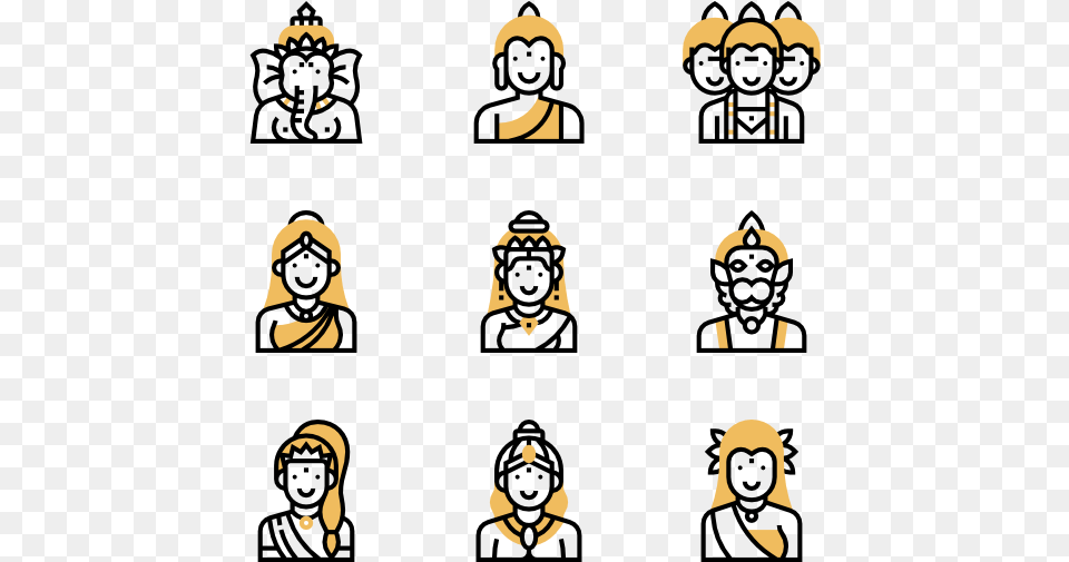 Hindu God Cartoon The God, Adult, Male, Man, Person Free Transparent Png