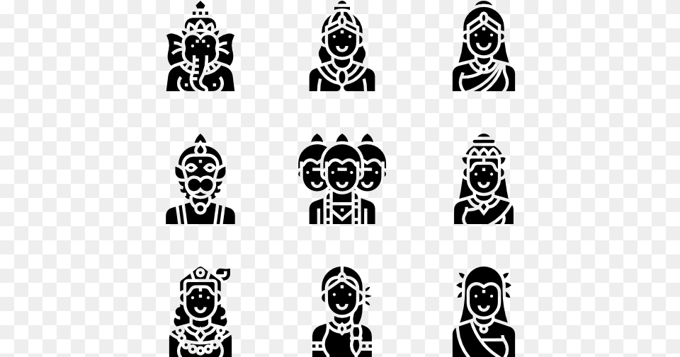 Hindu God Hindu God Images Black And White, Gray Png Image