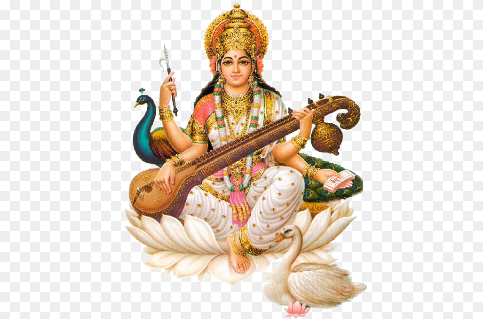 Hindu Goddess Saraswati Saraswathi Devi, Adult, Bride, Female, Person Free Png Download