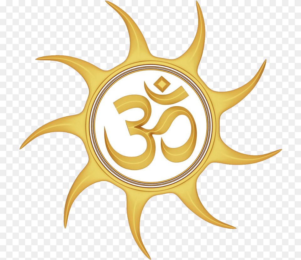Hindu Om Symbol, Gold, Logo, Animal, Insect Free Png Download