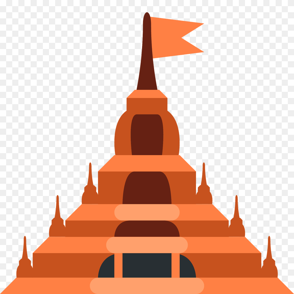 Hindu Temple Emoji Clipart, Architecture, Vehicle, Transportation, Tower Free Png Download