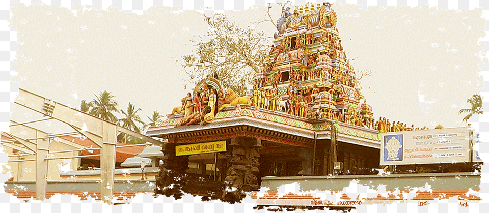 Hindu Temple In Kerala, Architecture, Building, Prayer, Shrine Png Image