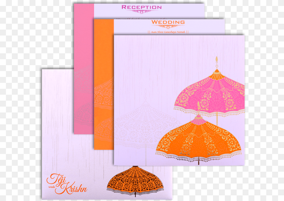 Hindu Wedding Clipart Indian Weddind Card Unbrella Design, Envelope, Greeting Card, Mail Png Image