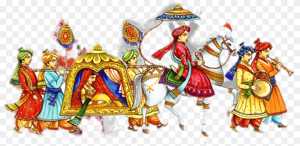 Hindu Wedding Symbols In Colour Hindi Wedding Logo, Adult, Bride, Female, Person Png Image