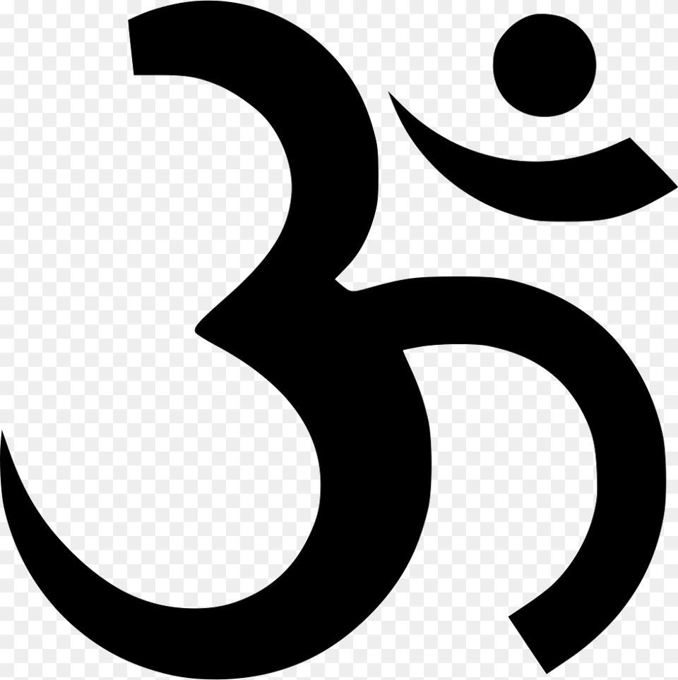 Hinduism Clipart Symbol Of Hinduism, Number, Text, Alphabet, Ampersand Free Png