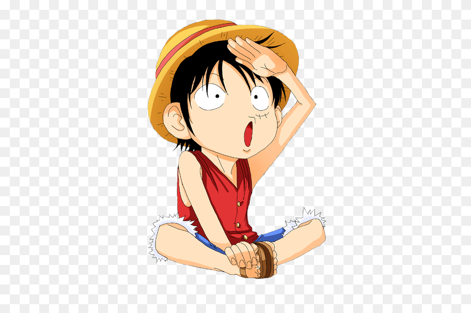 Hinh Anh Luffy Mu Rom Hai Huoc Anime One Piece, Book, Comics, Publication, Person Free Transparent Png