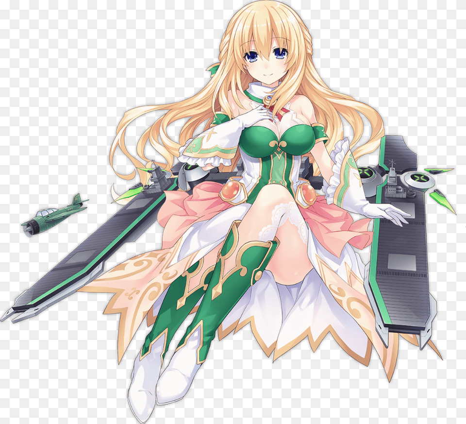 Hintergrund Entitled Lady Vert Hyperdimension Neptunia Azur Lane Vert, Book, Comics, Publication, Adult Png Image