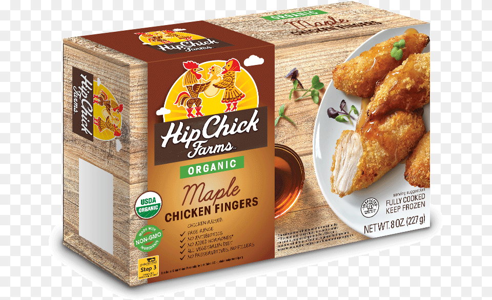 Hip Chick Farms Products, Food, Fried Chicken, Nuggets, Sandwich Free Png Download