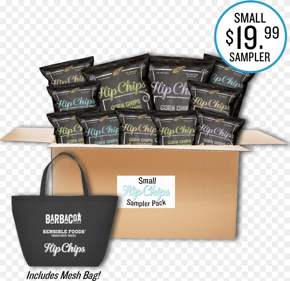 Hip Chips Sampler Pack Handbag, Accessories, Bag, Box, Cardboard Free Png Download