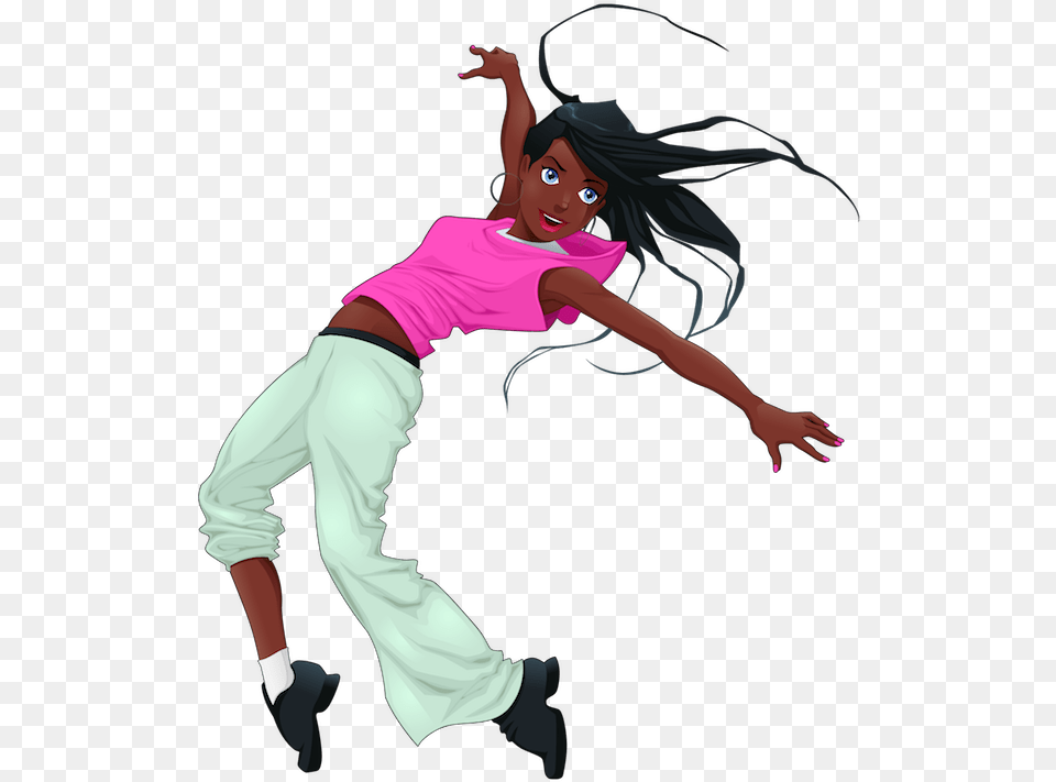 Hip Hop Cartoon, Adult, Person, Leisure Activities, Female Free Transparent Png