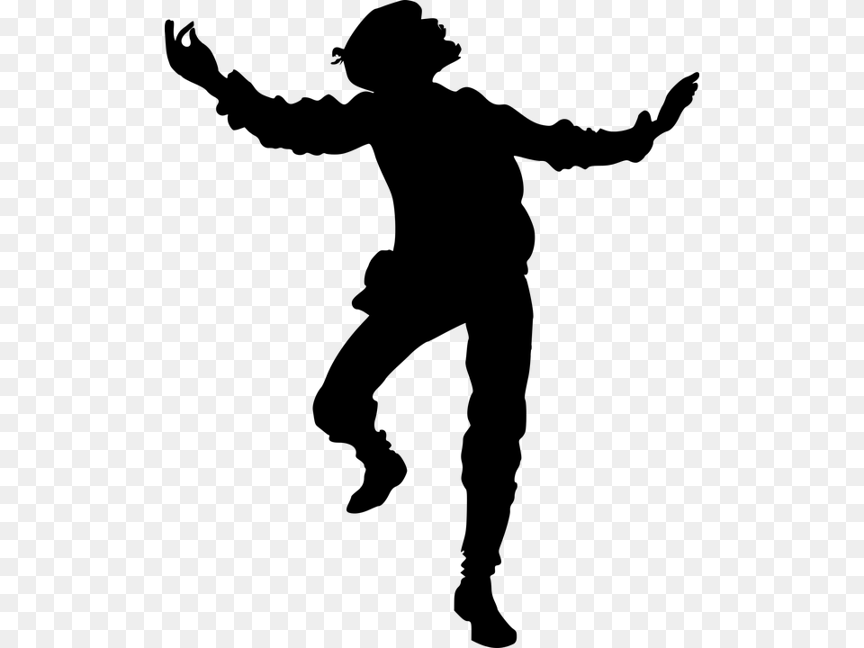 Hip Hop Dance Clip Art, Gray Free Png Download