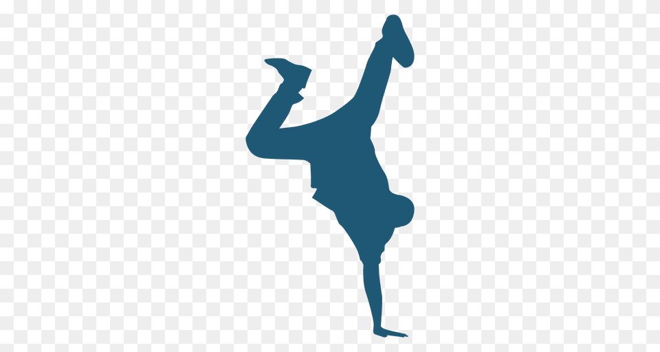 Hip Hop Dancer Man Handstand Silhouette, Dancing, Leisure Activities, Person Free Png Download