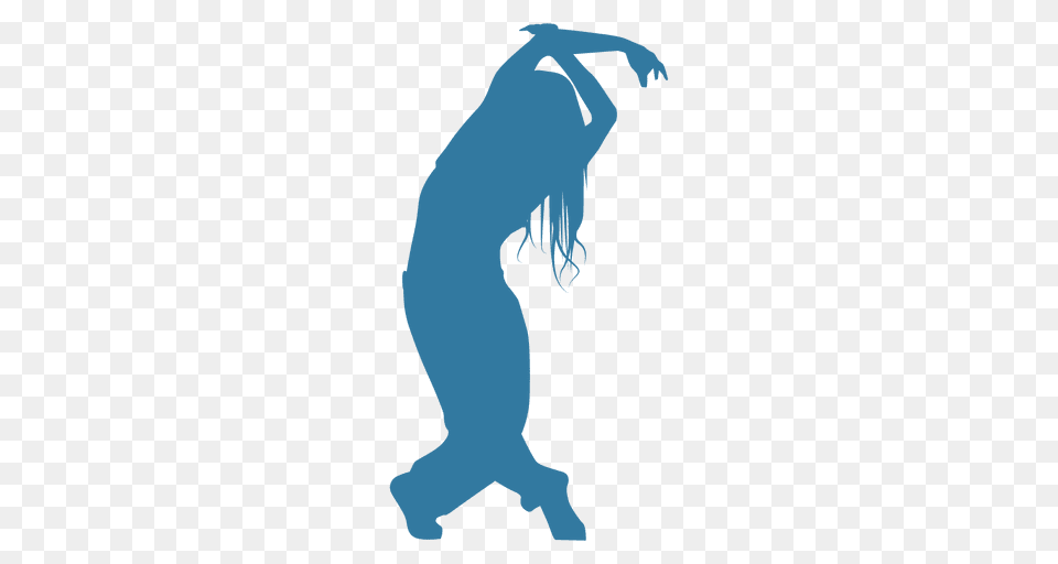 Hip Hop Dancer Woman Bending Silhouette, Person Free Png