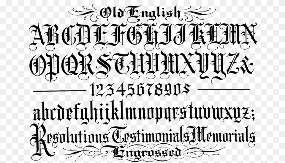 Hip Hop Fonts File Hd Cursive Old English Calligraphy Fonts, Text, Handwriting Free Png Download