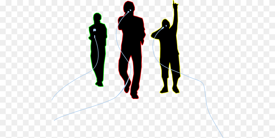 Hip Hop Multicultural Trio Clip Art, Rope, Silhouette, Adult, Male Png