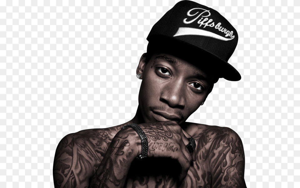 Hip Hop Music Wiz Khalifa, Tattoo, Skin, Person, Hand Png Image