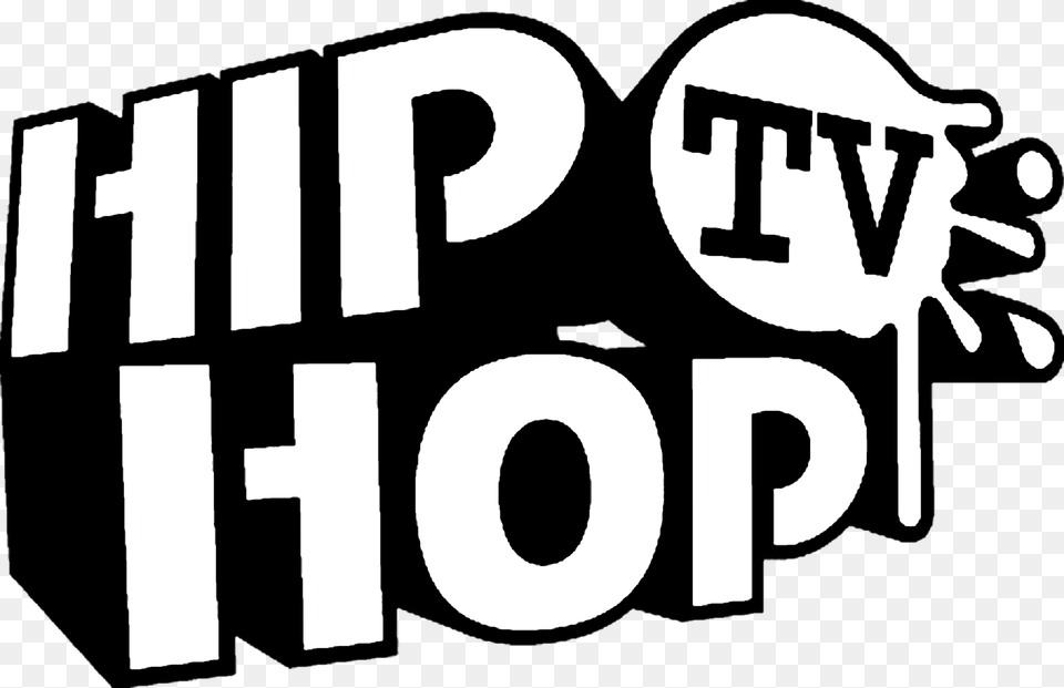 Hip Hop Tv Hip Hop Tv Logo, Stencil, Text, Animal, Kangaroo Free Transparent Png
