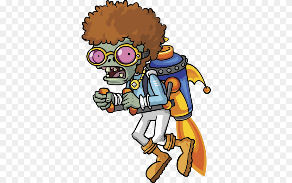 Hip Zombie In Jetpack, Baby, Book, Comics, Person Free Transparent Png