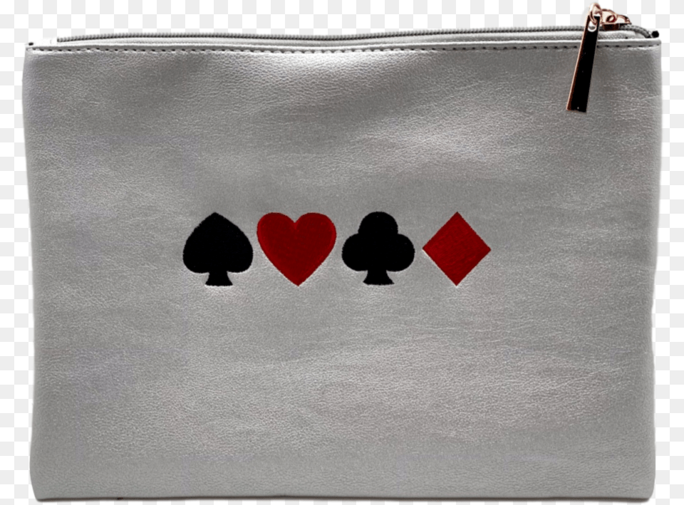 Hipchik Custom Zip Pouch Suits Of Cards Pouch, Bag, Computer, Electronics, Laptop Free Png