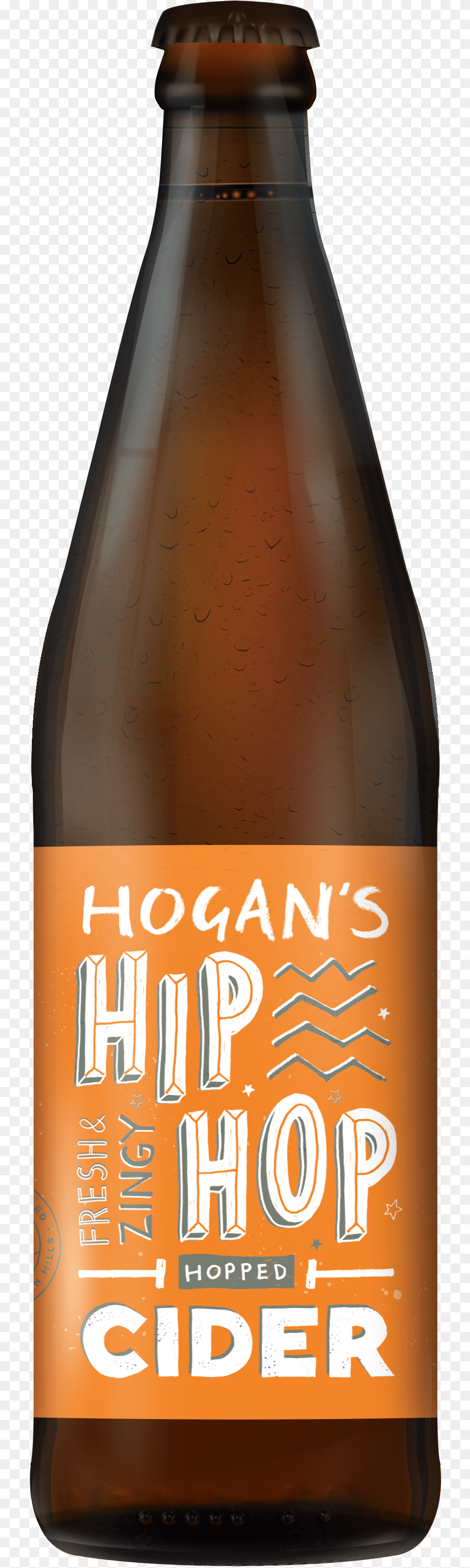 Hiphop Bottle Image Hogans Hip Hop Cider, Alcohol, Beer, Beer Bottle, Beverage Free Png