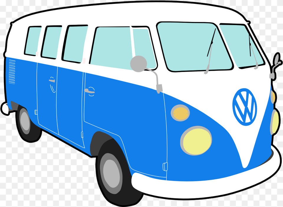 Hippie Bus Clip Transparent Download Combi Volkswagen, Caravan, Minibus, Transportation, Van Free Png
