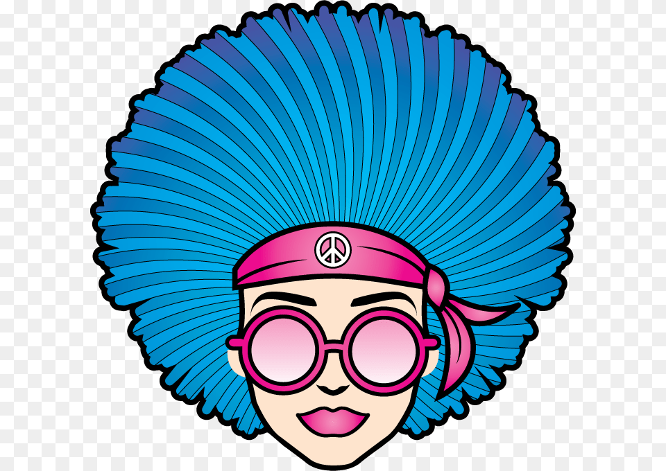 Hippie Chicks Head Logo For Cbd Cbd Tincture Cbd Cream, Accessories, Goggles, Portrait, Photography Png