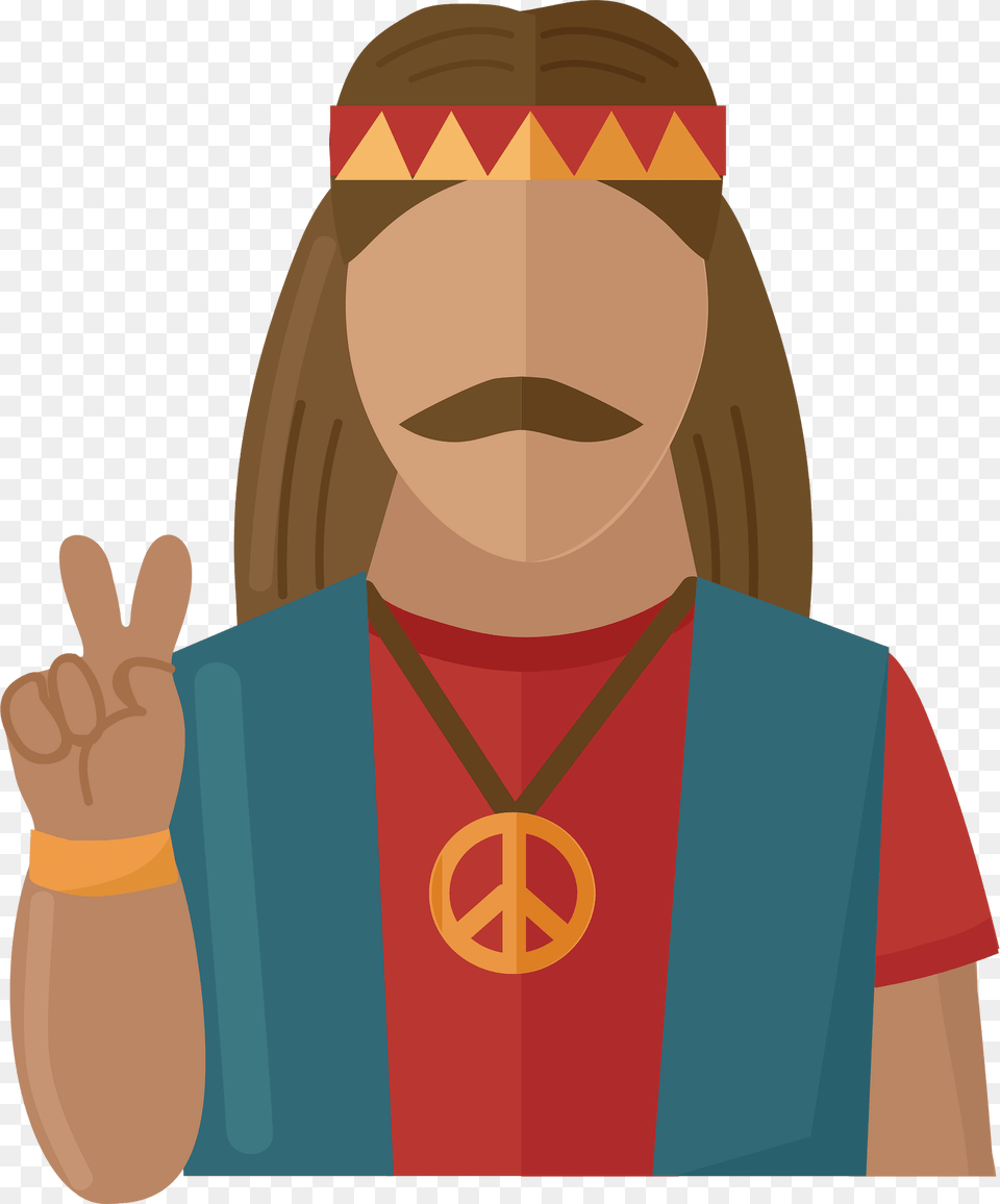 Hippie Clipart, People, Person, Accessories, Body Part Free Png