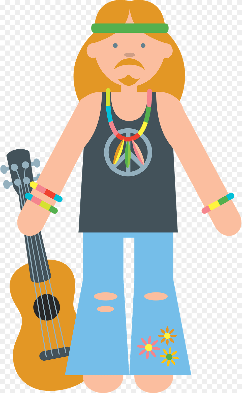 Hippie Clipart, Baby, Person, Face, Head Free Png