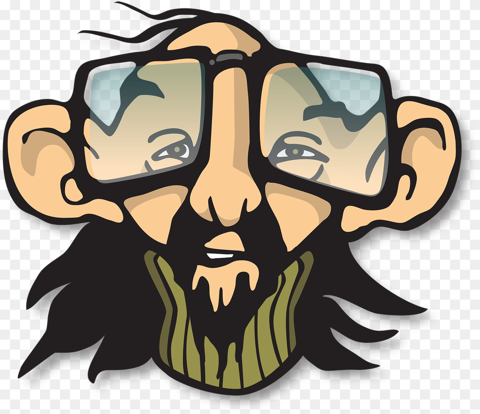 Hippie Guy Cartoon, Photography, Baby, Person, Head Free Transparent Png