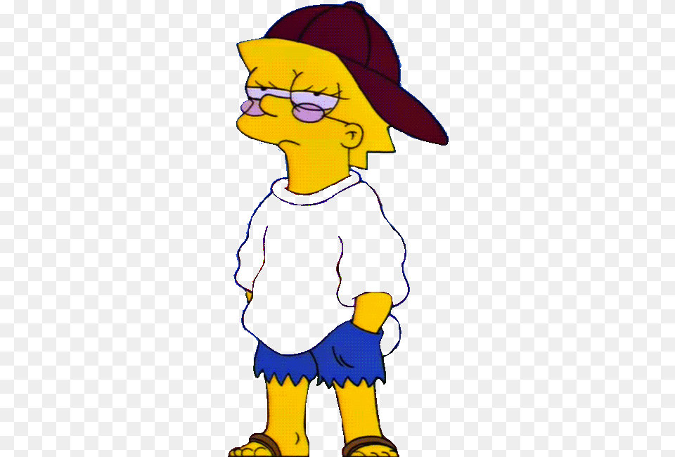 Hippie Lisa Simpson Transparent, Baby, Person, Cartoon, Clothing Png