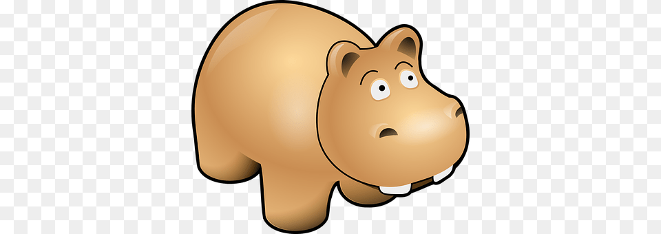 Hippo Piggy Bank Free Png Download