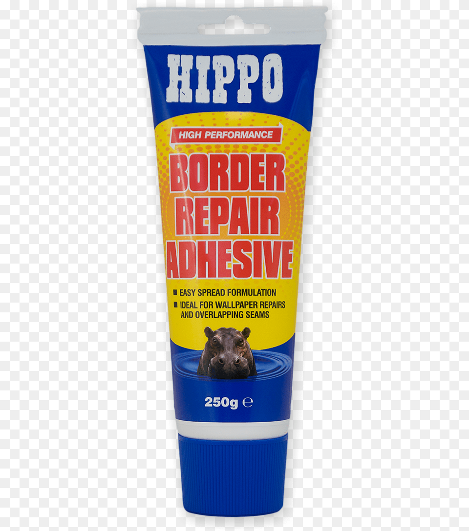 Hippo Border Repair Adhesive Paw, Bottle, Animal, Bear, Mammal Free Png Download