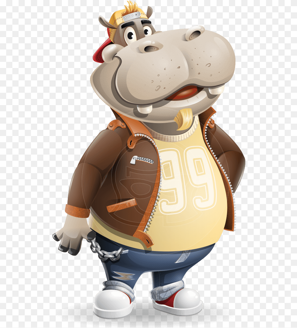 Hippo Cartoon Character Hippo Cartoon, Baby, Person, Mascot Png Image