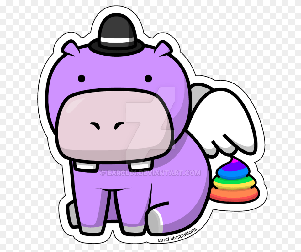 Hippo Clipart Ear, Purple, Ammunition, Grenade, Weapon Png Image
