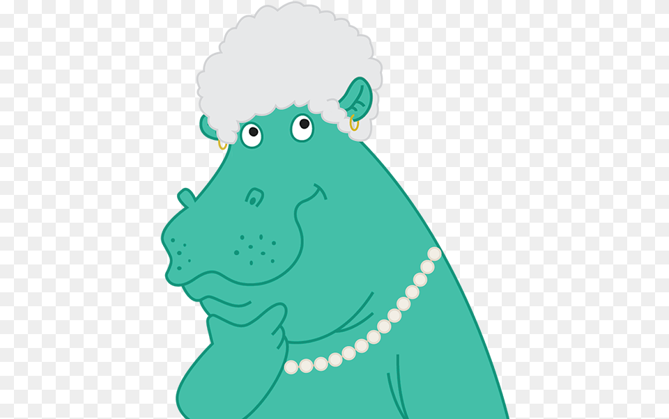 Hippo Grandma, Accessories, Jewelry, Necklace, Baby Free Png Download